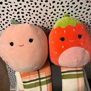 Peach & Strawberry Squishmallow